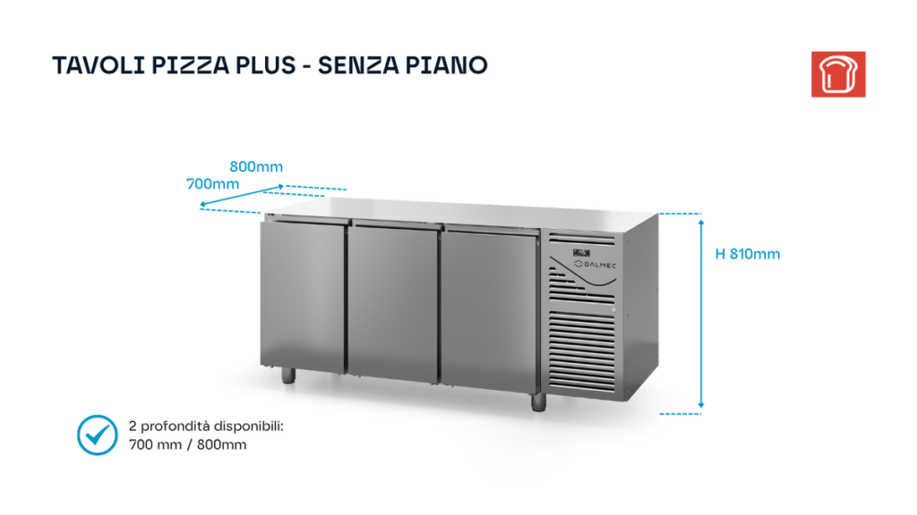 TAVOLI PIZZA PLUS – SENZA PIANO